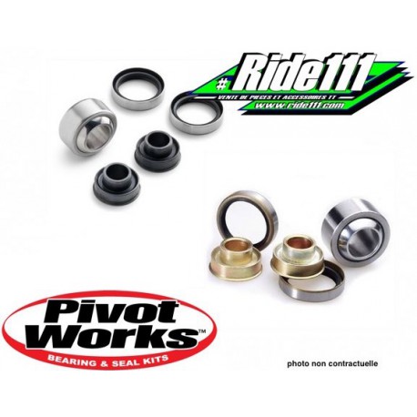 Kit roulement ou rotule inférieur et supérieur d'amortisseur PIVOT WORKS HONDA 80 et 85 CR R 1996 à 2007