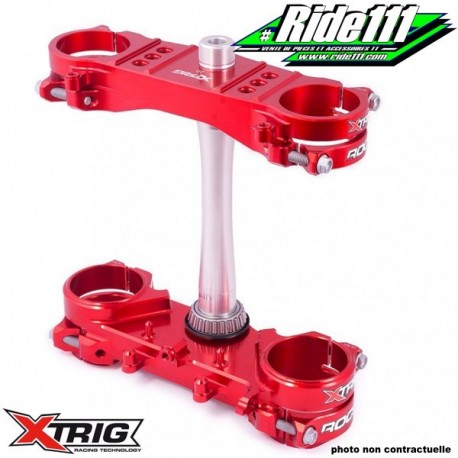 Té de fourche rouge XTRIG HONDA 250 CRF-R 2014-2017