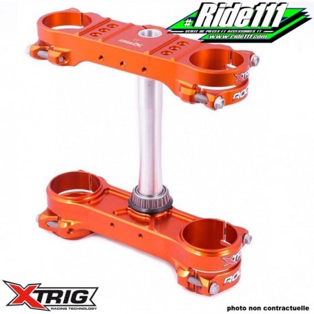 Té de fourche orange XTRIG KTM 125-450 SX-SXF 2013-2017