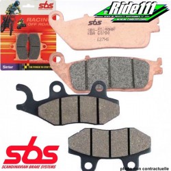 Plaquettes de frein avant ou arrière SBS KTM 65 SX 2009-2016