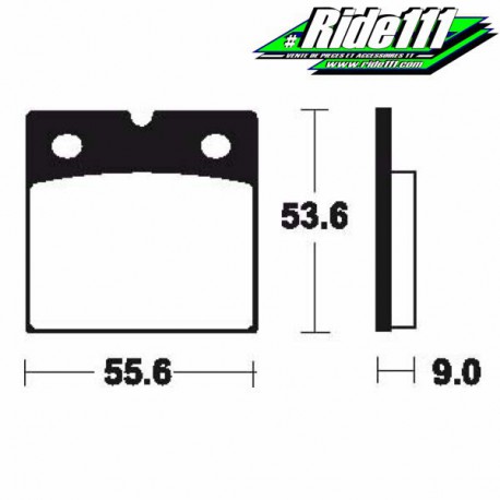 Plaquettes de frein avant SBS BMW R 80 GS 