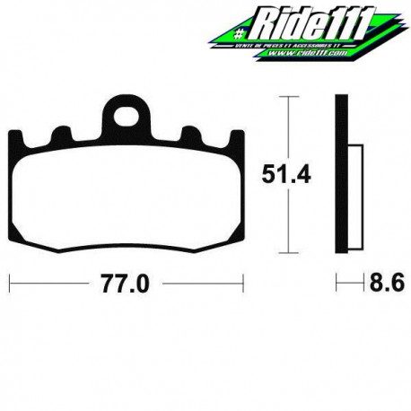 Plaquettes de frein avant SBS BMW R 1150 GS ADVENTURE 