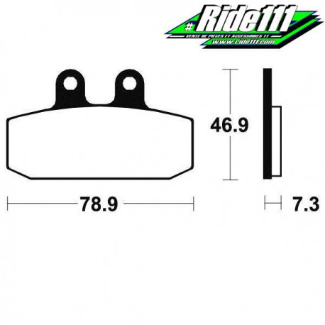 Plaquettes de frein avant SBS HONDA 125 CRM 