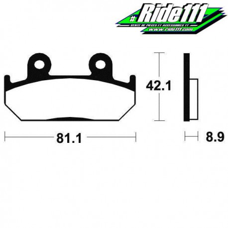 Plaquettes de frein avant SBS HONDA XRV 750 AFRICA TWIN 