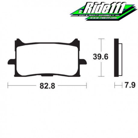 Plaquettes de frein avant SBS  HONDA CRF 1000 L AFRICA TWIN