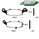 Plaquettes de frein avant SBS KAWASAKI 650 KLR 