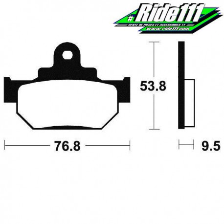 Plaquettes de frein avant SBS  SUZUKI DR 600 S 