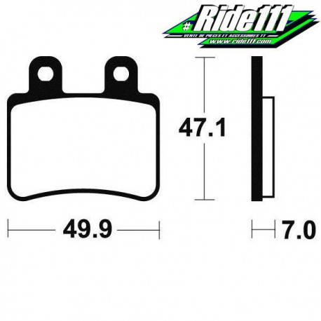 Plaquettes de frein avant SBS  YAMAHA XT 125 R 