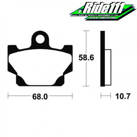 Plaquettes de frein avant SBS  YAMAHA XT 600 