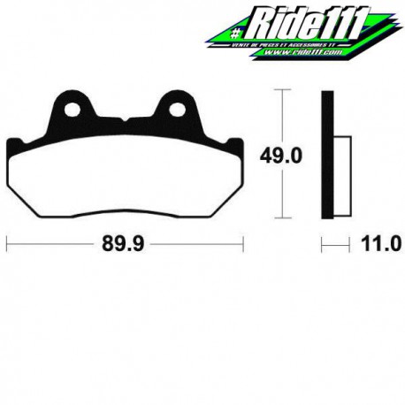 Plaquettes de frein avant TECNIUM HONDA XL 600 RM 