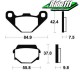 Plaquettes de frein arrière TECNIUM KAWASAKI 125 KMX 