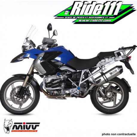 Silencieux d'échappement MIVV SPEED EDGE Inox BMW R 1200 GS ADVENTURE 2010-2013