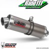 Silencieux d'échappement MIVV OVAL Titane HONDA XRV 750 AFRICA TWIN 1993 à 2002