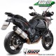 Silencieux d'échappement MIVV SPEED EDGE Inox KTM 1050 ADVENTURE 