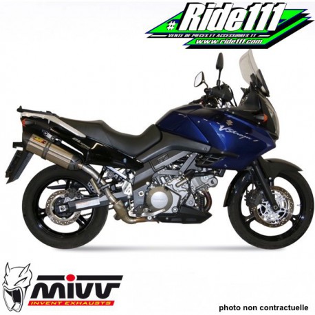 Silencieux d'échappement MIVV SUONO Inox/Carbone SUZUKI DL 1000 V-STROM  2002-2013