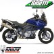 Silencieux d'échappement MIVV OVAL Titane SUZUKI DL 1000 V-STROM  2002-2013