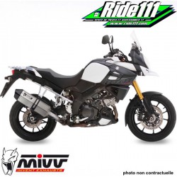 Silencieux d'échappement MIVV SPEED EDGE Inox/Carbone SUZUKI DL 1000 V-STROM  2014-2016