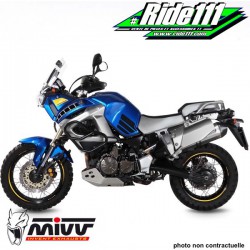 Silencieux d'échappement MIVV SPEED EDGE Inox/Carbone YAMAHA XTZ 1200 SUPER TENERE 2010 ->