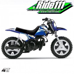 Kit plastiques bleu + Kit déco YAMAHA PW 50 1990->