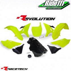 Kit RACETECH REVOLUTION YAMAHA YZ 125/250 2002-2017 Jaune Fluo / Noir