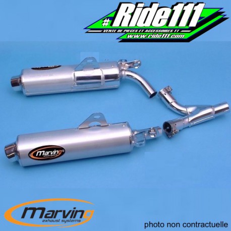 Silencieux MARVING double SUZUKI DR 650 RS / RSE 1990-1995