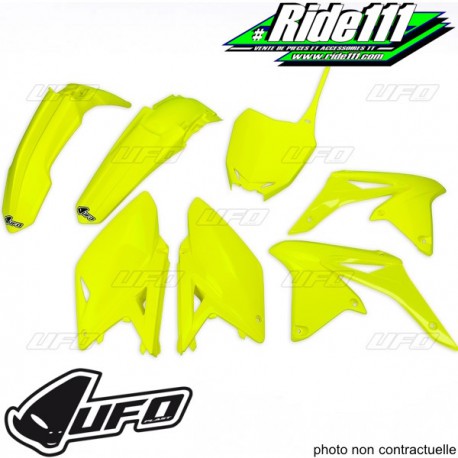 Kit plastiques UFO Jaune Fluo SUZUKI 250 RMZ 2010-2017