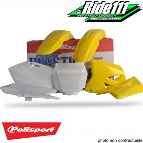 Kit plastiques POLISPORT Couleur origine SUZUKI 125-250 RM 1996-2011