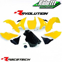 Kit RACETECH REVOLUTION YAMAHA YZ 125/250 2002-2017 Jaune / Noir