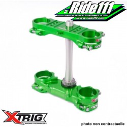 Té de fourche Vert XTRIG KAWASAKI 250 KX-F 2013-2017