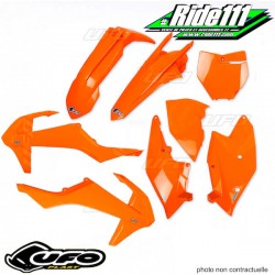 Kit plastiques UFO Orange Fluo KTM 250 SX 2017-2018