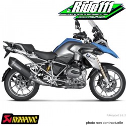 Silencieux AKRAPOVIC "Slip One Line Titane Noir" BMW R 1200 GS LC Adventure