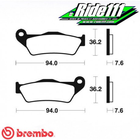 Plaquettes de frein avant ou arrière BREMBO GAS-GAS 200-250-300 EC 