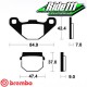 Plaquettes de frein avant ou arrière BREMBO KAWASAKI 80 KX 