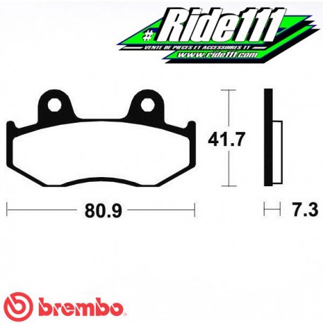 Plaquettes de frein avant ou arrière BREMBO HONDA 350 XR-R 