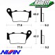 Plaquettes de frein avant ou arrière NISSIN HUSABERG 570 FE 