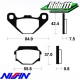 Plaquettes de frein avant ou arrière NISSIN KAWASAKI 500 KX 