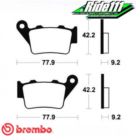 Plaquettes de frein avant ou arrière Première Monte BREMBO HUSQVARNA 360 WR 