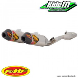 Ligne échappement FMF Factory 4.1 RCT acier Dual HONDA 450 CRF-R 