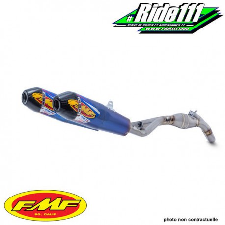 Ligne échappement FMF Factory 4.1 RCT titane Dual anodisé HONDA 450 CRF-R 