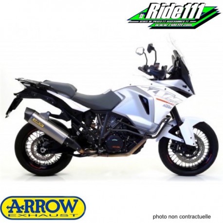 Silencieux d'échappement ARROW MAXI RACE TECH Aluminium KTM 1190 ADVENTURE à partir de 2013