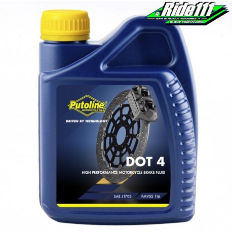 Liquide de frein PUTOLINE DOT 4 (500ml)