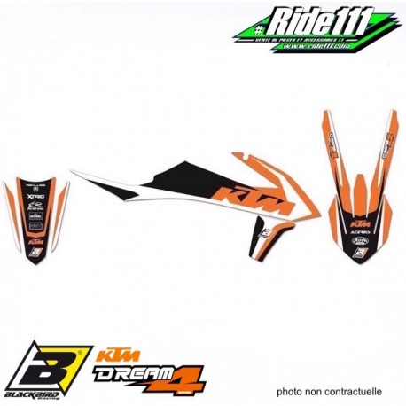 Kit déco ou Housse de selle BLACKBIRD DREAM 4 KTM 250 SX 