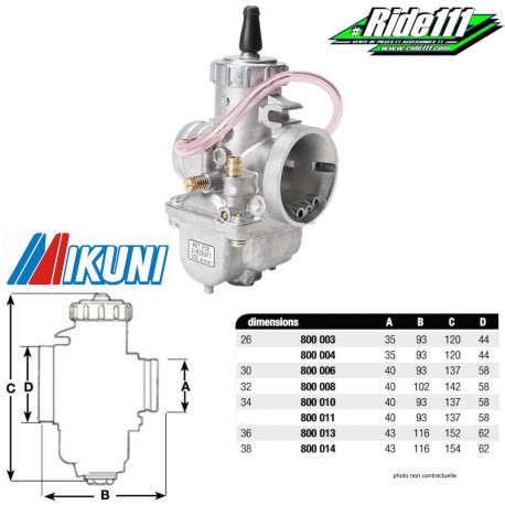 Carburateurs MIKUNI VM 2 temps