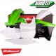 Kit plastiques POLISPORT Couleur origine KAWASAKI 450 KX-F  