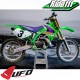 Kit plastiques UFO "Emig Team USA Réplica" KAWASAKI 125 et 250 KX 1994 à 1998