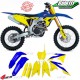 Kit plastiques UFO Jaune Bleu SUZUKI 250 RM-Z