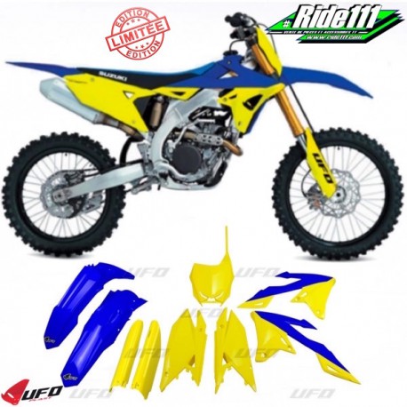 Kit plastiques UFO Jaune Bleu SUZUKI 450 RM-Z