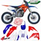 Kit plastiques UFO Bleu/Blanc/Rouge YAMAHA 450 YZF