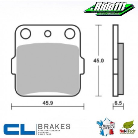 Plaquettes de frein avant ou arrière CL BRAKES HONDA 80 CR-R   Avant ou Arrière::Avant