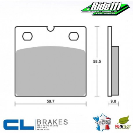 Plaquettes de frein avant CL BRAKES BMW R 100 GS  